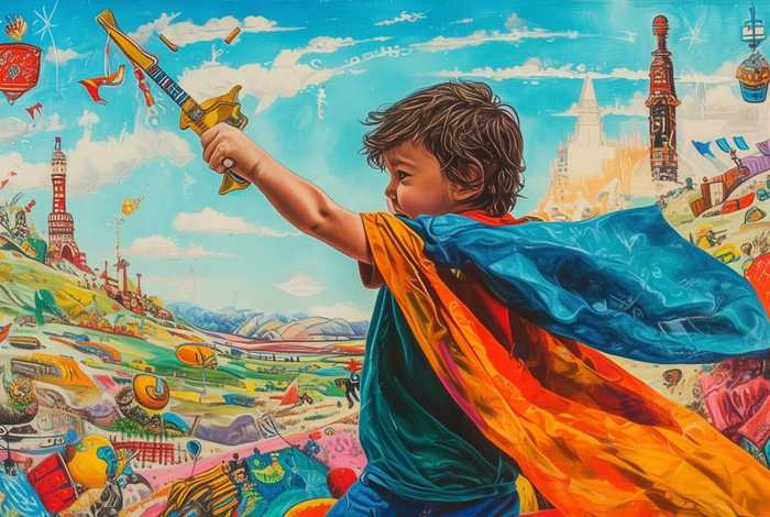 儿童革命英雄图文，儿童革命英雄图文图片