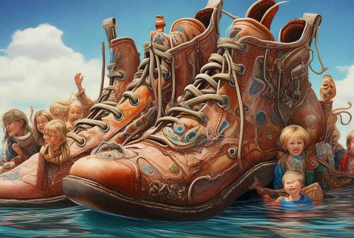 大皮鞋儿童故事 - 大皮鞋船幼儿故事