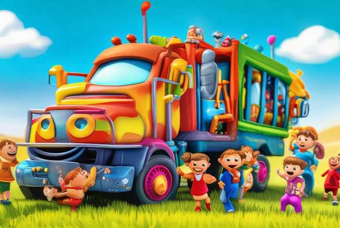 大货车儿童故事文字版 - 大货车的故事幼儿故事文字