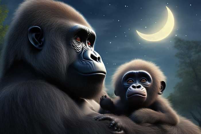 大猩猩儿童故事视频、大猩猩的故事睡前故事视频