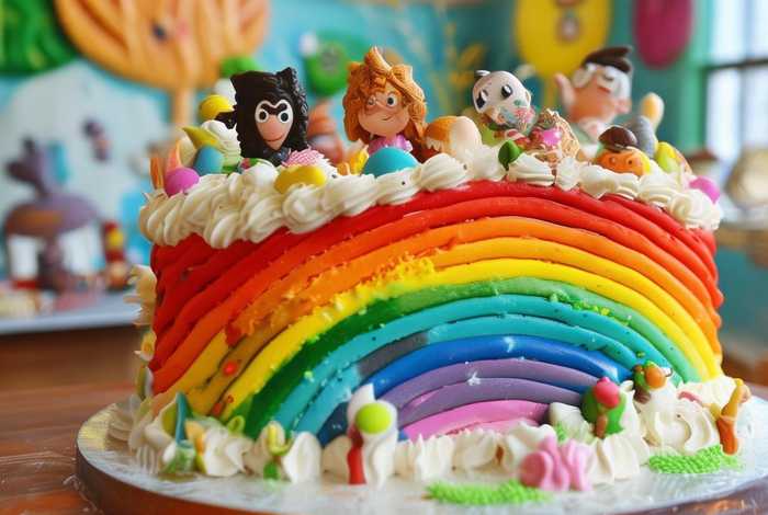 彩虹蛋糕故事情景画 彩虹蛋糕故事的启示是什么