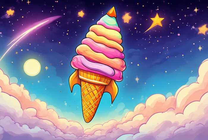 冰淇淋火箭故事在线听 - 冰淇淋火箭的故事绘本