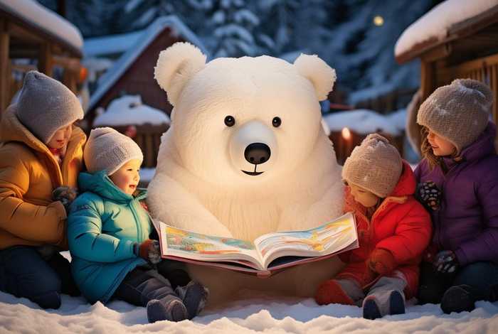 北极熊儿童故事 - 北极熊的小故事幼儿园