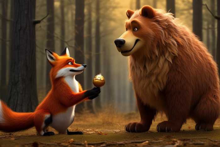 大班故事教案（大班故事教案《狐狸和狗熊》）