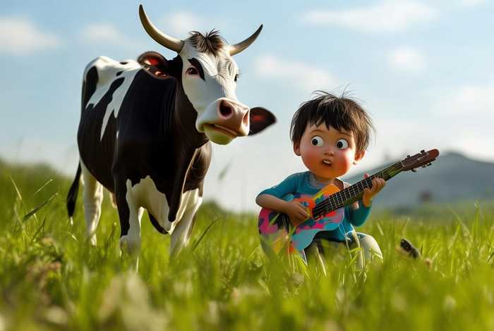 对牛弹琴的故事儿童文字版 - 对牛弹琴的故事和寓意50字 对牛弹琴的故事儿童文字版 - 对牛弹琴的故事和寓意50字