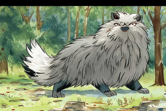 大灰狼的尾巴儿童故事 大灰狼的尾巴长什么样