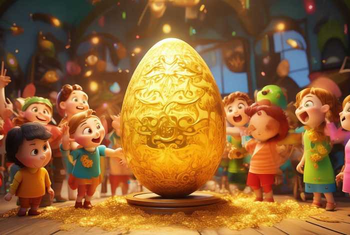 儿童金蛋故事；幼儿园金蛋故事教案