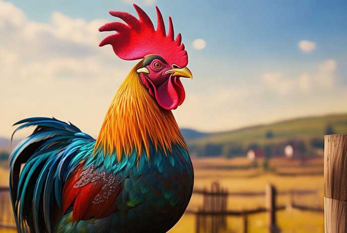 大公鸡的鸡冠故事，大公鸡的鸡冠故事图片