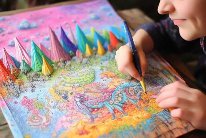 彩色铅笔童话；彩色铅笔童话怎么画