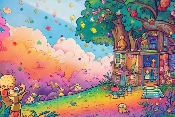 彩色绘本故事，彩色的绘本故事