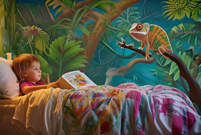 变色龙的故事睡前故事、变色龙的故事睡前故事免费听