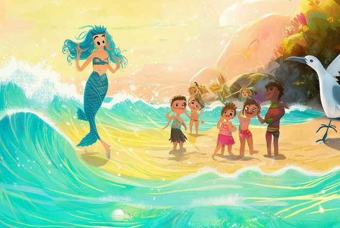 大海的故事儿童故事，儿歌大海的故事