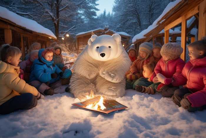 北极熊儿童故事 - 北极熊的小故事幼儿园