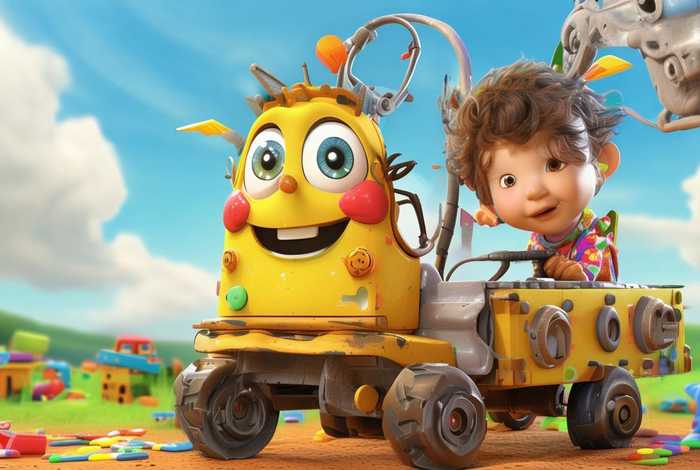 吊车儿童动画视频（吊车少儿动画视频）