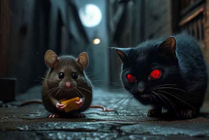吃猫的老鼠的故事（吃猫的老鼠的故事视频）