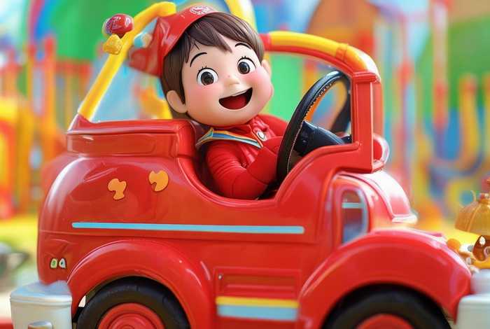 播放晶晶姐姐开消防车的图片(玩具乐堂晶晶姐姐消防车) 播放晶晶姐姐开消防车的图片(玩具乐堂晶晶姐姐消防车)