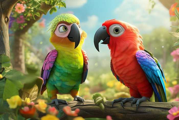 儿童讲鹦鹉的故事视频（鹦鹉的幼儿故事）