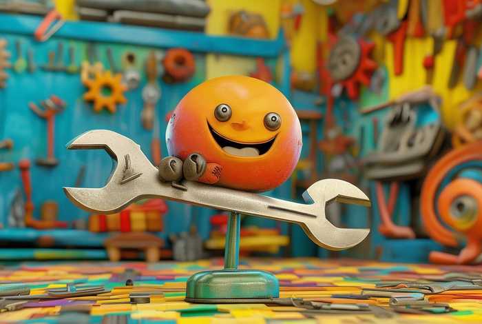 扳手动画片 - 扳手的动画图片