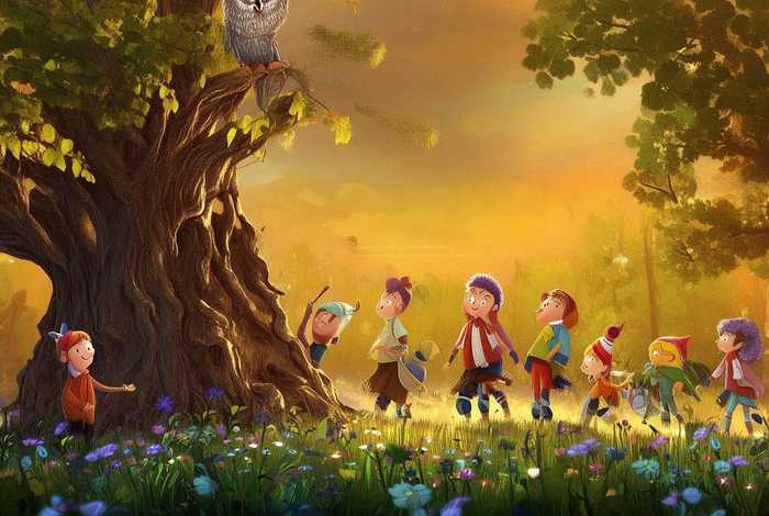 大森林故事儿童，大森林的故事幼儿大班