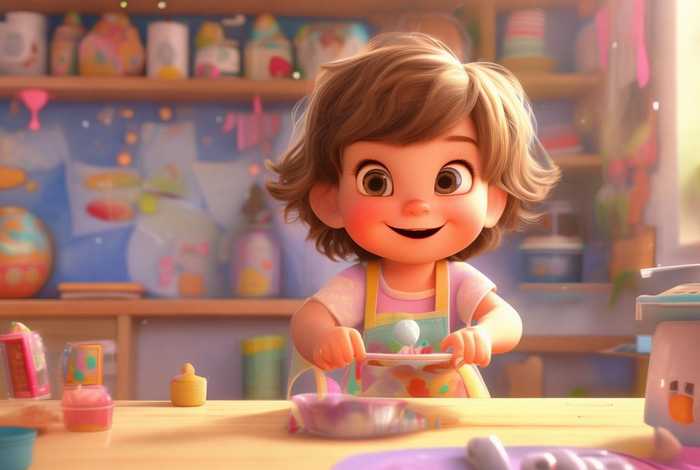 儿童雪糕小视频；小朋友做雪糕视频