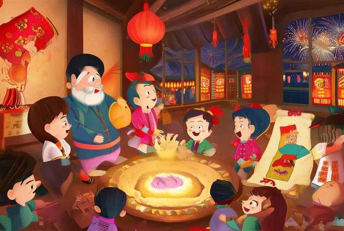 儿童说故事春节趣事 - 春节趣谈传说故事