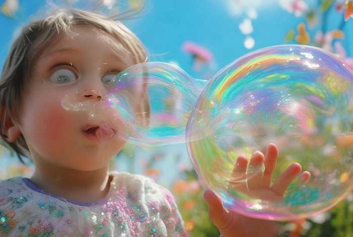 吹泡泡故事绘本 - 吹泡泡的绘本故事