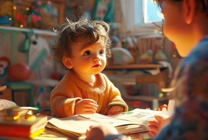 播放没有图片的儿童故事；有图片的幼儿故事