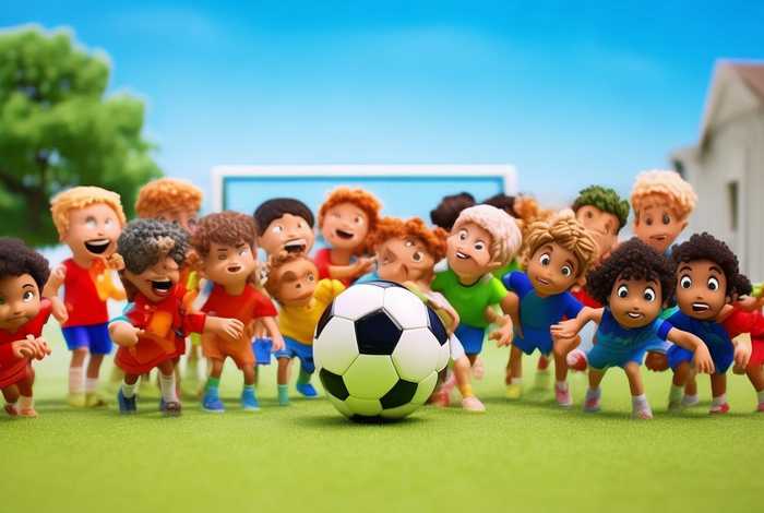 儿童读物绘本足球故事，幼儿园足球绘本故事制作