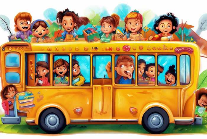大巴车儿童动画片大全；大巴车儿童动画片大全图片