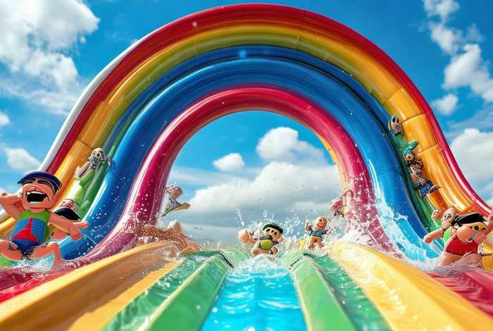 彩虹滑道顺口溜；彩虹滑道顺口溜搞笑