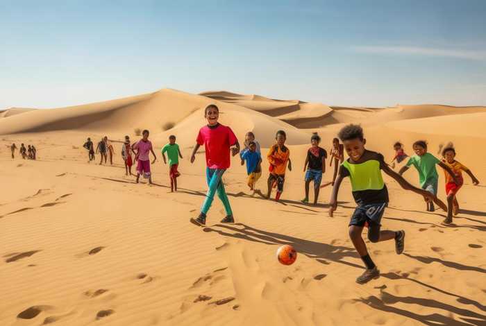 儿童趣味运动 儿童趣味运动沙漠