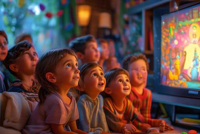 播放儿童电影儿童故事；播放幼儿故事电影