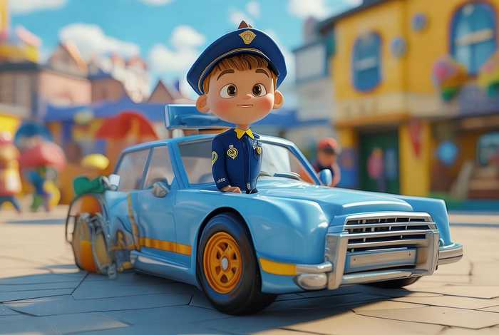 当警察的故事儿童 - 警察的幼儿故事 当警察的故事儿童 - 警察的幼儿故事