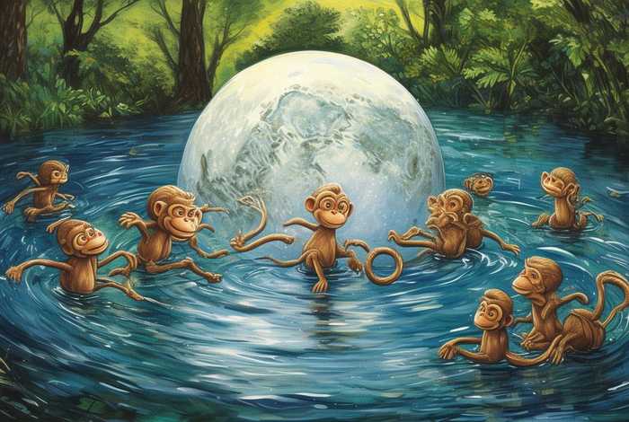 宝宝讲故事视频猴子捞月亮 幼儿讲猴子捞月亮的故事视频