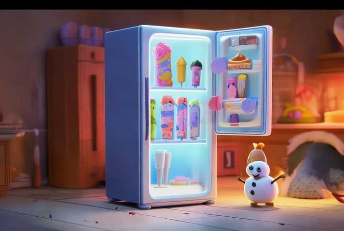 冰箱和雪糕的故事；冰箱和雪糕的故事答案
