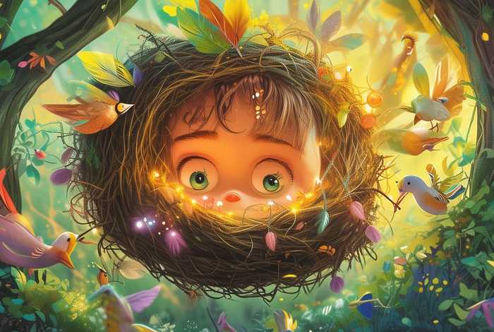 儿童鸟巢旅游故事 - 鸟巢的故事绘本