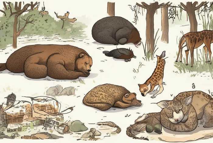 动物们睡觉的方法 动物们睡觉的方法有几种