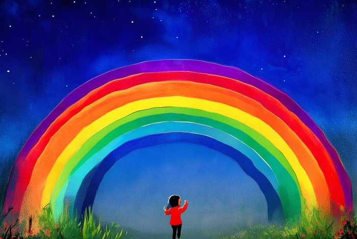彩虹有几种颜色睡前故事、彩虹的颜色有几种颜色？