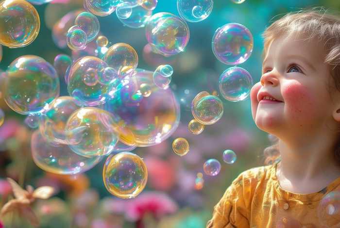 儿童诗吹泡泡仿写（吹泡泡诗歌仿写）