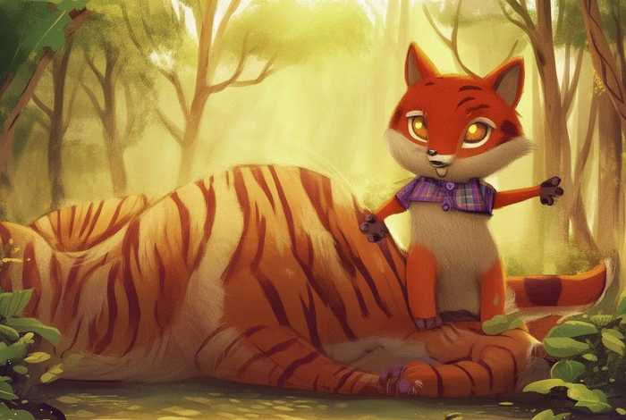 儿童讲狐假虎威的故事（幼儿讲狐假虎威的故事）