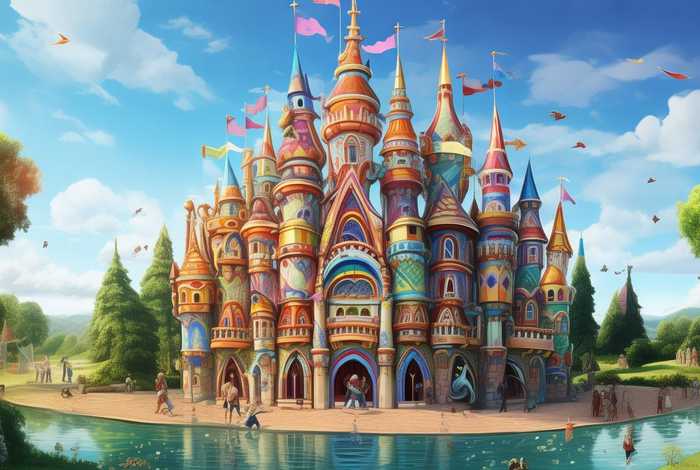 城堡儿童屋、儿童城堡屋顶