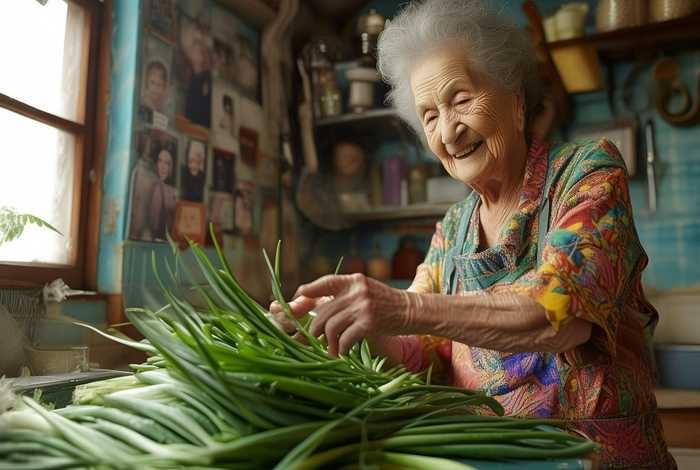 大葱的故事富翁老太太 买大葱的故事