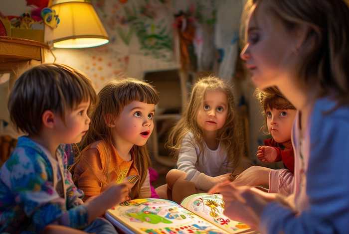 儿童读故事，幼儿读故事视频