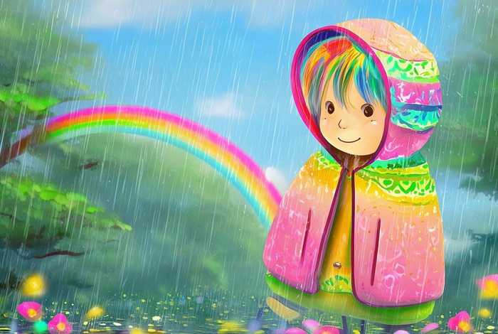 儿童雨人1故事 小雨人儿故事图文