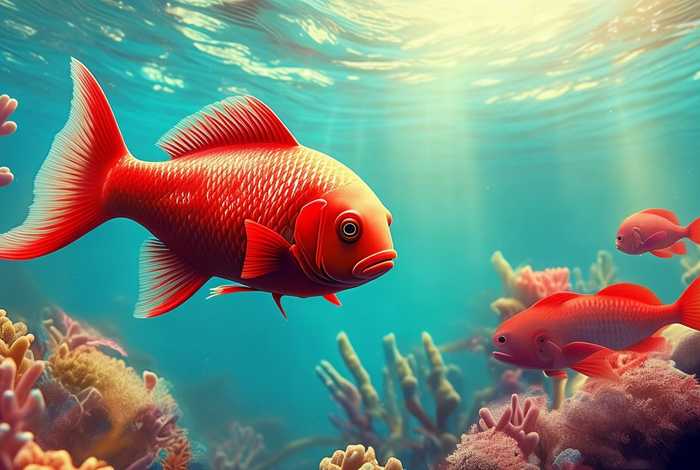 大红鱼的故事 - 大红鱼和小红鱼的故事