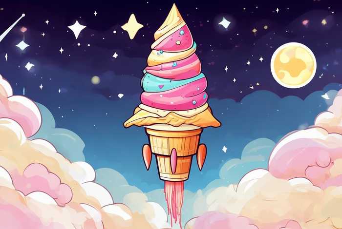 冰淇淋火箭故事在线听 - 冰淇淋火箭的故事绘本