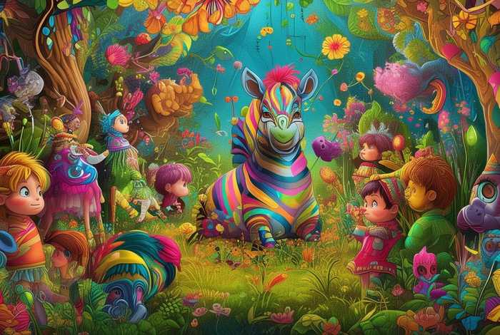 彩色斑马儿童故事（彩色斑马讲故事免费）