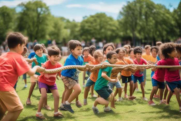 拔河儿童故事 幼儿故事拔河比赛