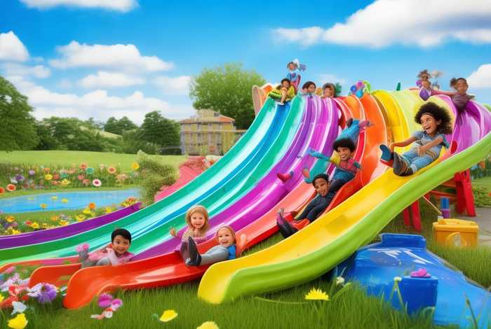 彩虹滑梯的故事一年级，彩虹滑梯的故事一年级作文