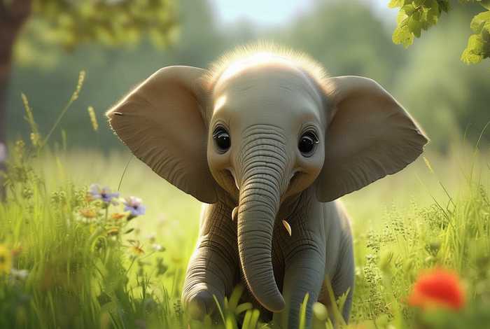 大象的儿童短篇故事 - 幼儿大象的故事